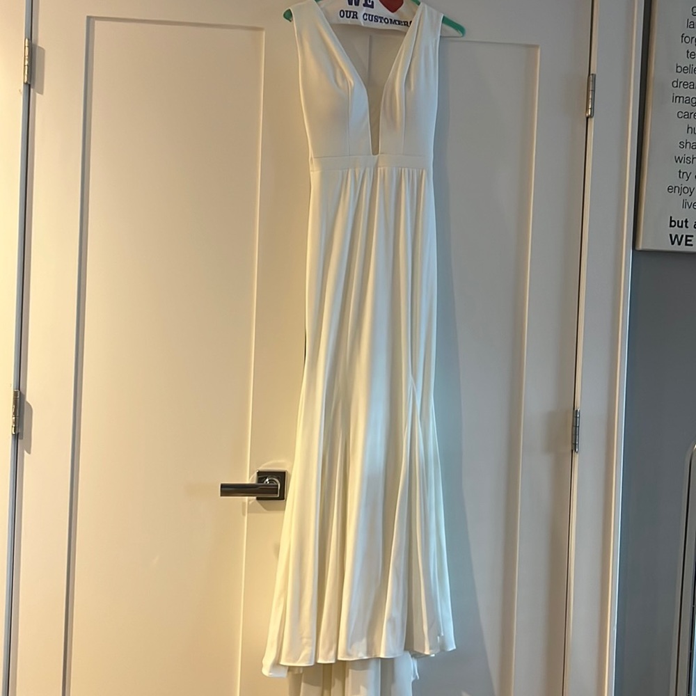Jovani White Gown